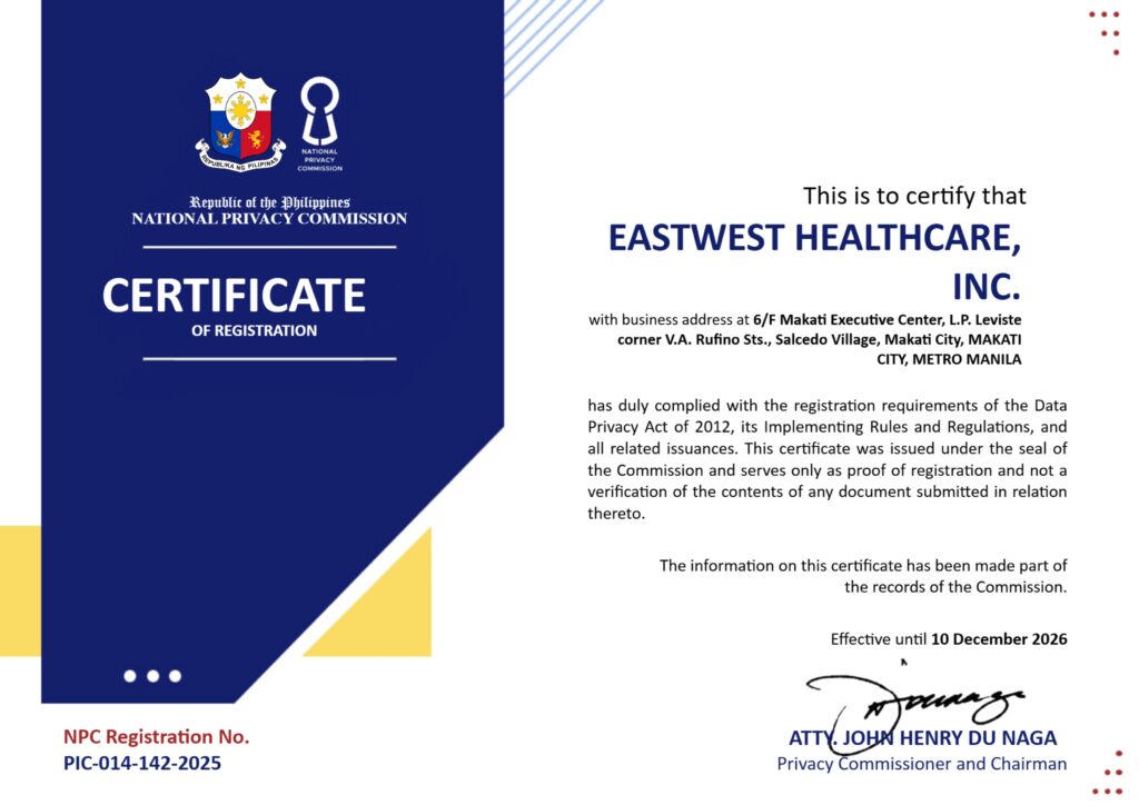 RegistrationCert_Eastwest 1_page-0001 - Eastwest Healthcare, Inc